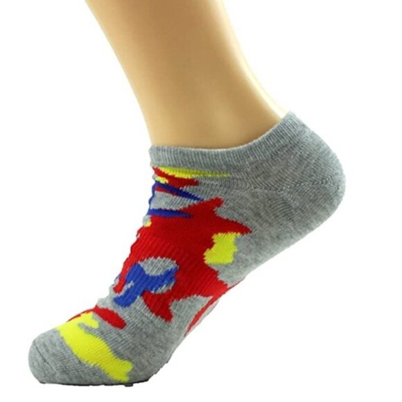 Champion Men's Multi Logo Super No Show Socks 3-Pack Shoe Size 6-12  Multi Color - Picture 3 of 14